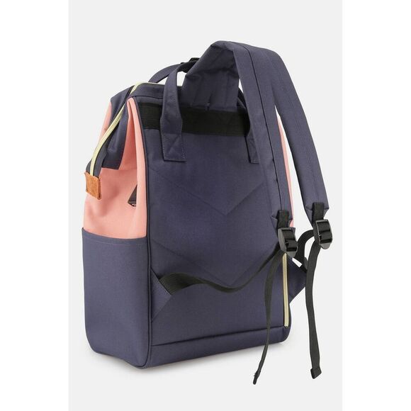 Himawari Waterproof Colorblock Canvas Backpack Bag with Various Colors - Picture 7 of 10
